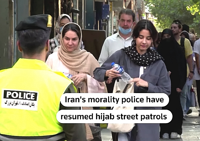 Iran morality police hijab patrol