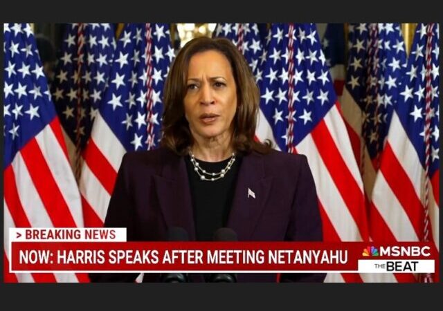 Visibly Angry Kamala Harris Lashes Out At Israel After Netanyahu Meeting