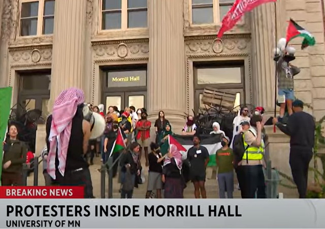 U. Minnesota Suspends and Fines Pro-Hamas Rioters Who Took Over Building